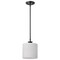 Nuvo Warren - 8 Inch Pendant - Gun Metal with Satin White Glass 60/8036 - alternate 1